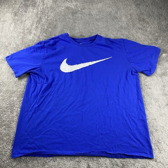 Nike The Nike Tee Shirt Mens XXL Blue Athletic Cut Short Sleeve - Picture 1 of 11